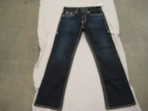Pantalones de mezclilla para hombre 34x33 BIG STAR talla 32 lavado oscuro tiro bajo # 7 - Imagen 1 de 24