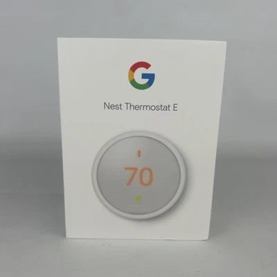 Google Nest Thermostat E, A0063, T4000ES Wi-Fi App Smart Wifi Thermostat - NOB - Image 1 of 4