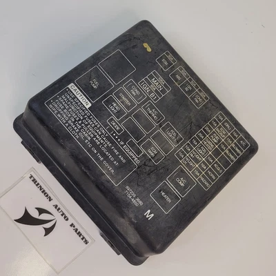 2001-2003 Isuzu Rodeo Under Hood Fuse Relay Box Cover Lid OEM Black OEM - Image 1 of 4