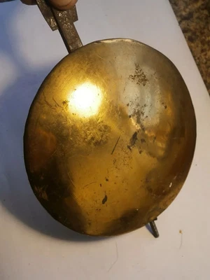   brass faced antique longcase grandfather clock pendulums - Image 1 of 4