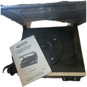 Tocadiscos de vinilo Jensen JTA-230 3 velocidades altavoces integrados portátiles - Imagen 1 de 8