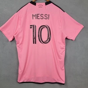 NEW LIONEL MESSI ADIDAS $130 JERSEY 2XL 2024/2025 MIAMI PINK HOME MENS MLS - Picture 1 of 16