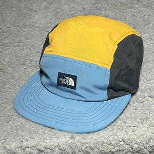 Gorra The North Face naranja azul 5 paneles sombrero senderismo exterior espalda ajustable - Imagen 1 de 13