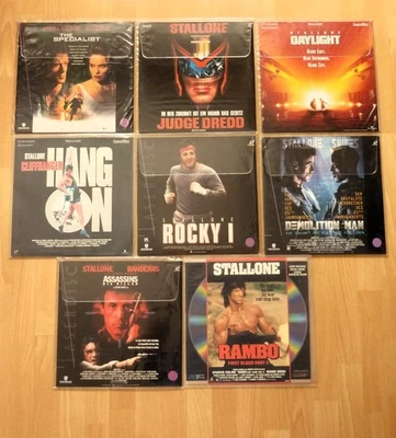 Stallone Laserdisc Sammlung Konvolut deutsch englisch  8 Filme - Bild 1 von 4