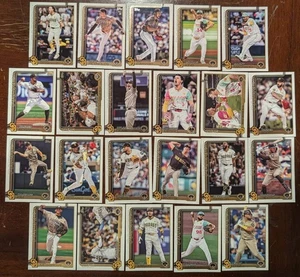 2025 Topps Series 1 + 2 Baseball Team Set 22 Cards San Diego Padres Jackson Merr - Picture 1 of 8