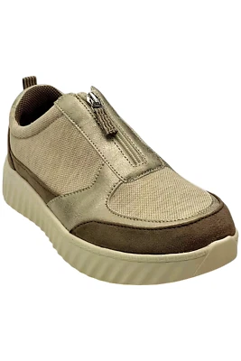 BZees Women's Winner Zip Sneaker Taupe - Image 1 of 3