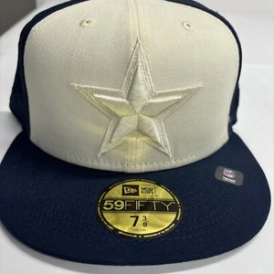 New Era Crema Blu Dallas Cowboys Tonal Super Bowl XXVII 59FIFTY 7 3/8 - Foto 1 di 14
