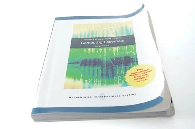 Computing Essentials By Timothy & Linda O'Leary Computer Apple Book Paperback Ed - Image 1 of 4