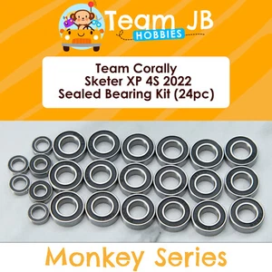 Team Corally Sketer XP 4S 2022 - Kit de 24 rodamientos de goma sellados - Imagen 1 de 2