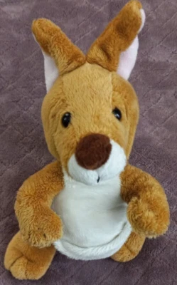 Ganz Webkinz Kangaroo HM180 Brown 9" Plush Stuffed Animal Beanbag- No Code - Image 1 of 4