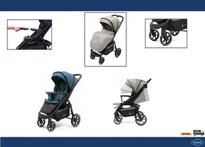 BERTICA B-ONE 2.0® Buggy Kinderwagen 0-36 M Sportwagen Jogger Liegeposition