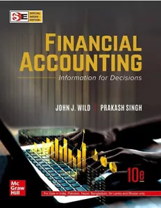 Financial Accounting: Information for Decisions 10e by John Wild INT'L EDITION - Picture 1 of 3