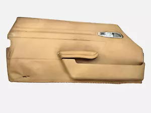 72-84 MERCEDES R107 450SL 350SL LEFT SIDE INTERIOR DOOR PANEL BEIGE OEM 60K - Bild 1 von 12