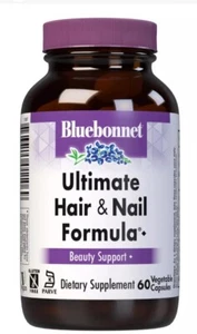 Bluebonnet Ultimate Hair & Nail Formula 60 Veg Capsules - Picture 1 of 1