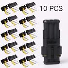 Waterproof Sealed 3Pin Cable Connector Plug Ideal for Automotive Use Pack of 10