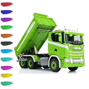 LESU 1/14 6x6 RC Hydraulic Dumper 3-way Remote Control Tipper Truck Model 770S - Picture 1 of 12