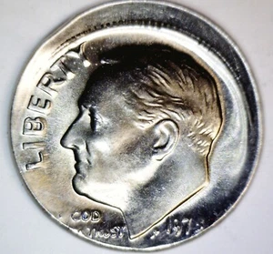 1978 OFF CENTER ERROR Roosevelt Dime CH / GEM BU Coin NICE O/C LOT #4 MAKE OFFER - Picture 1 of 4