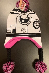 Sombrero de Laplana para Niños Star Wars con Poms - Gorro - Rosa / Blanco / Negro - OSFM - Imagen 1 de 1