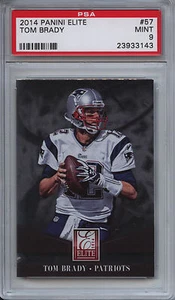 2014 Panini Rookies & Stars 36 Tom Brady PSA 9 Mint Patriots - Picture 1 of 2