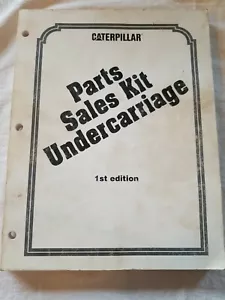 Cat Caterpillar ~ Kit de venta de piezas tren de rodaje ~ 1993 1a edición ~ Libro manual - Imagen 1 de 5