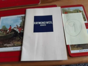 EINE NEUE RAYMOND WEIL UHR SALE PROSPEKT die REICHWEITE ist von 1998 25 Jahre alt - Bild 1 von 12