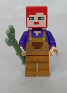 LEGO MINECRAFT | Farmhand Minifigure from set 21171 | NEW - Picture 1 of 4