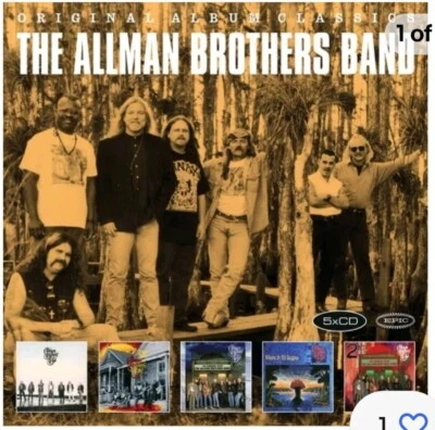 THE ALLMAN BROTHERS BAND 5 Original Classic Albums 5 CDS 💿 2015 EPIC NEW SEALED - Image 1 of 2
