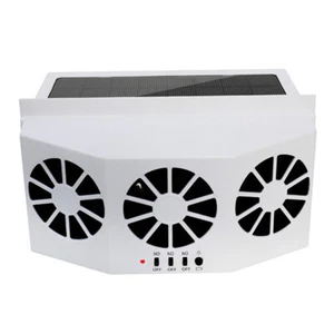 Fan Air Conditioner Ventilating Travel Solar Power Window - Picture 1 of 11