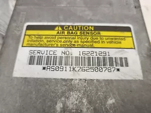 96 CHEVY IMPALA SS SRS CONTROL MODULE 16221291 - Foto 1 di 5