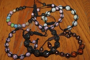 PULSERAS NUDOS NUDOS NUDOS NUDOS NUDOS cristales oro rosa plata tú eliges - Imagen 1 de 9