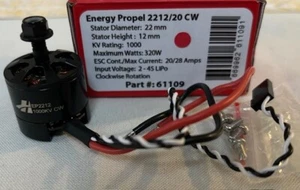 HiTec #61109: Energy Propel 2212/20 CW Brushless Motor w/Integrated Speed Cont. - Picture 1 of 1