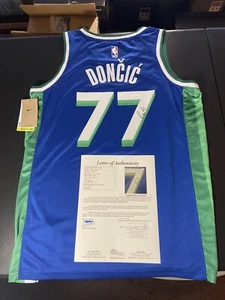 Luka Doncic Autographed Signed Dallas Mavericks Jersey JSA LOA Invest Hot NBA - Picture 1 of 13
