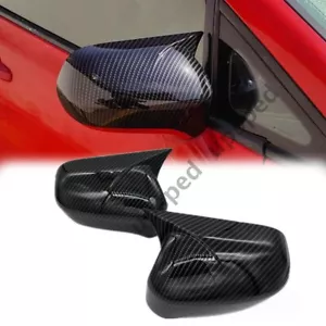 1Pair Carbon Fiber Car Rearview Mirror Cap Cover Trim For Honda Civic 2006-2011 - Picture 1 of 5