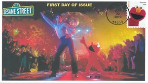 JVC CACHETS - 2019 SESAME STREET FIRST DAY COVER FDC LTD. EDIT. OF 10 - ELMO - Picture 1 of 1