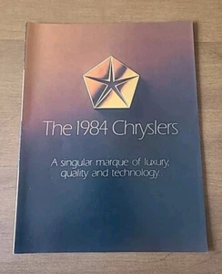 The 1984 Chryslers Dealership Brochure - Picture 1 of 5
