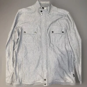 Grey Hugo Boss Full Zip Jacket Beautiful Men’s XXL Perfect Condition $325 MSRP - Picture 1 of 6