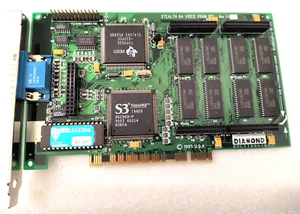 VINTAGE DIAMOND STEATH 64 VIDEO VRAM 2MB EXP 4MB PCI GRAFIKKARTE MXB148 - Bild 1 von 3