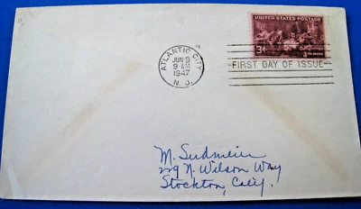 UNITED STATES 1947  -  SCOTT #949  -  FDC  -  AMA - Image 1 of 2