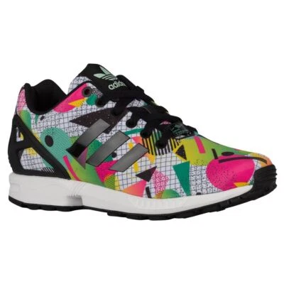 Adidas ZX FLUX Geometric AOP Running 8000 Boost gym Energy Shoe Women sz 9.5 NIB - Image 1 of 4