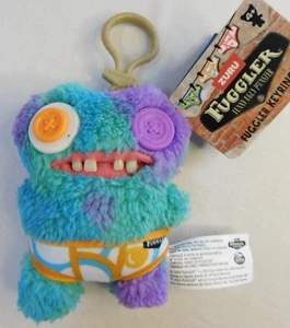ZURU Fuggler Funny Ugly Monster Budgie GAPTOOTH MCGOO Keychain Plush Clip - Picture 1 of 2