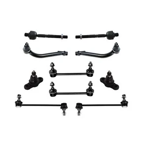 10 Pc Kit for Hyundai Elantra Front & Rear Sway Bars Ball Joints Tie Rod Ends - Picture 1 of 11