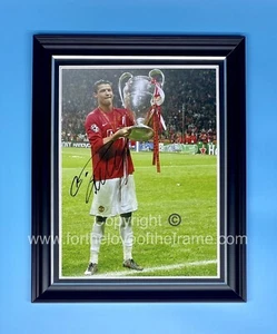 Cristiano Ronaldo handsigniertes Manchester United Fußball-Display & COA - Bild 1 von 10