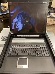 ATEN Master View Max CL1000M LCD 1U Rackmount Slideaway Console 17" Monitor KVM - Picture 1 of 3