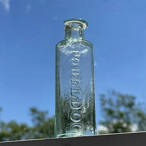 Botella de medicina líquida Opodeldoc Open Pontil soplada a mano - 3 oz - Imagen 1 de 12