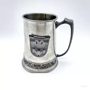 Antique Tin Jar, Mug Pewter, Tankards, Handmade Path Wiik Made IN Norway - Picture 1 of 12