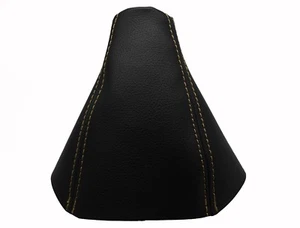 VOLVO V70 II (1999-2008) Soufflet Levier De Vitesse 100% Cuir - Couture Beige - Picture 1 of 1