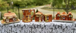 9 Pcs - Price Bros. England Cottage Ware Assorted Lot Salt Pepper Butter Creamer - Picture 1 of 21