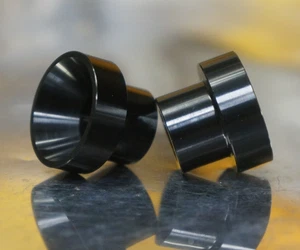 20x Titanium WHEEL SHANK LUG INSERT CONVERSION WASHER MAG SEAT TO ACORN CONICAL - Picture 1 of 9