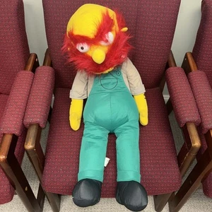 Simpsons Groundskeeper Willie Stuffed Plush Universal Studios Large 28” - Imagen 1 de 5