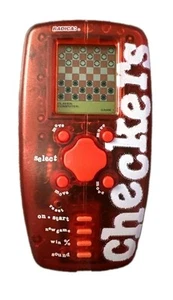 Radica Red Checkers Handheld Electronic game Radica 1998 tested - Picture 1 of 2